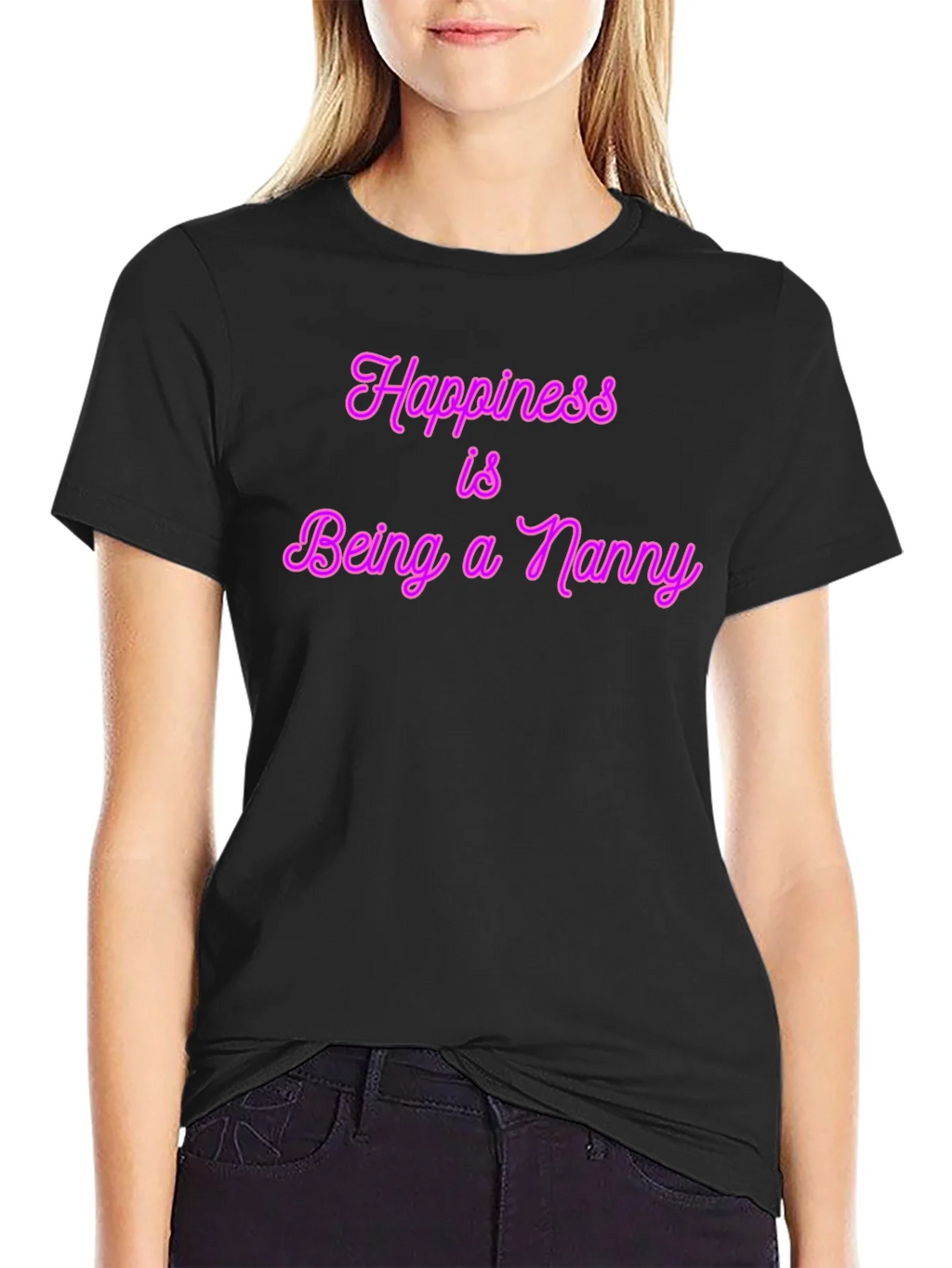 Happiness is Being a Nanny T-Shirt product image 5