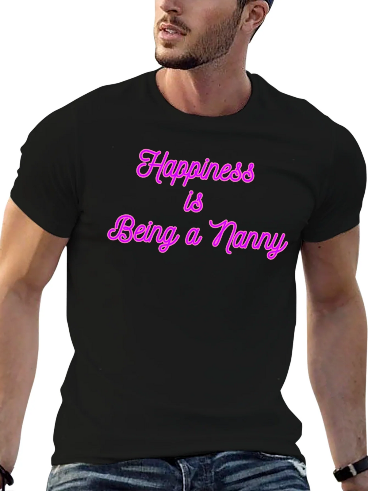Happiness is Being a Nanny T-Shirt product image 9