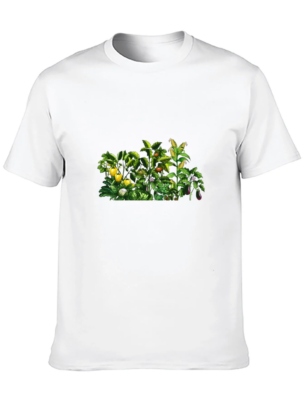 Botanical Garden Print Black T-Shirt product image 12