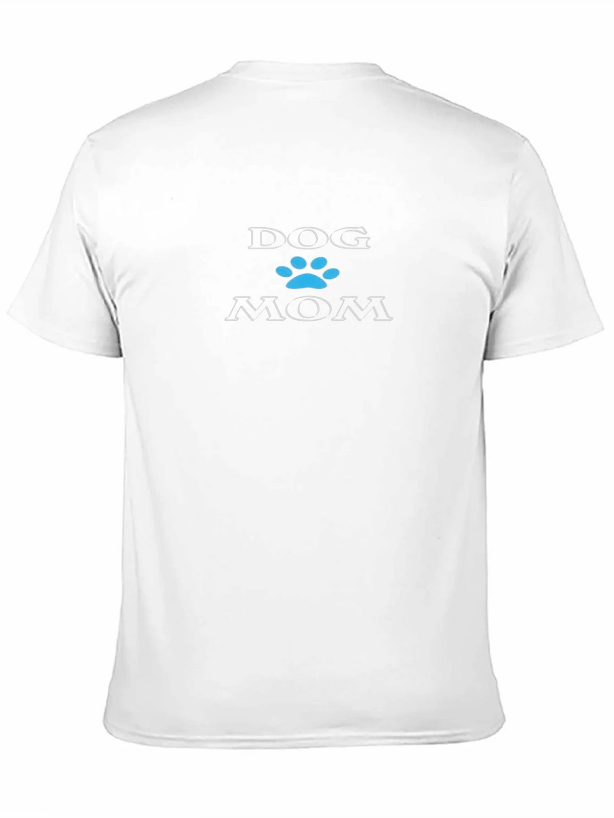 Dog Mom Paw Print T-Shirt - Black product image 2