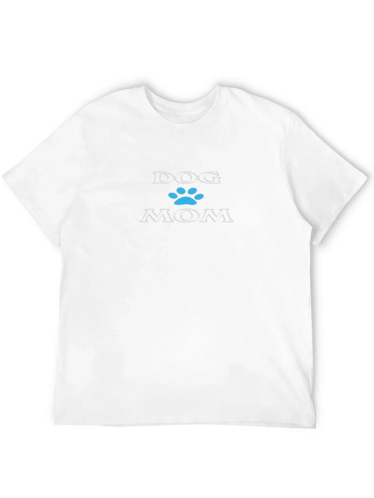 Dog Mom Paw Print T-Shirt - Black product image 3
