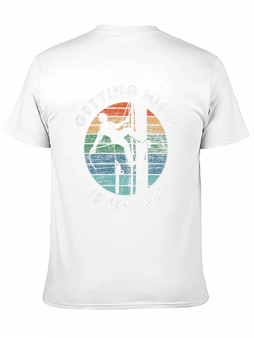 Getting High Is My Job Black T-Shirt product image 2