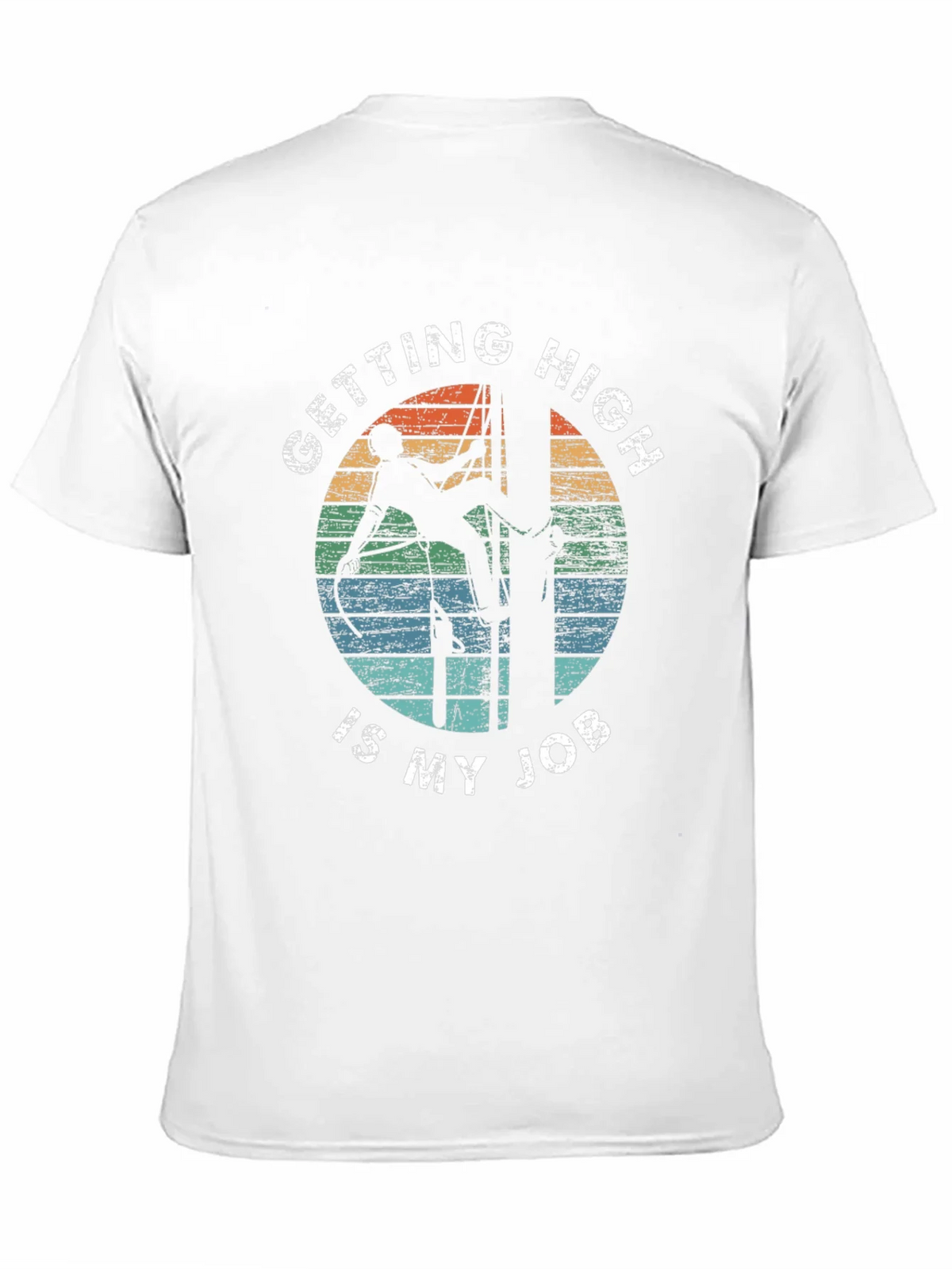 Getting High Is My Job Black T-Shirt product image 2