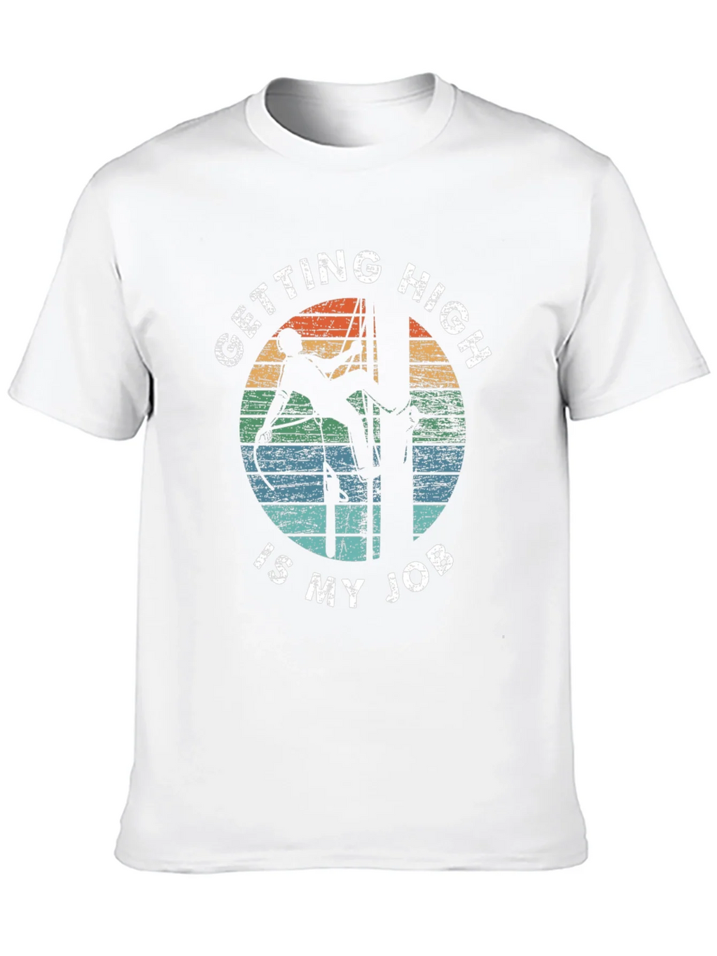 Getting High Is My Job Black T-Shirt product image 12
