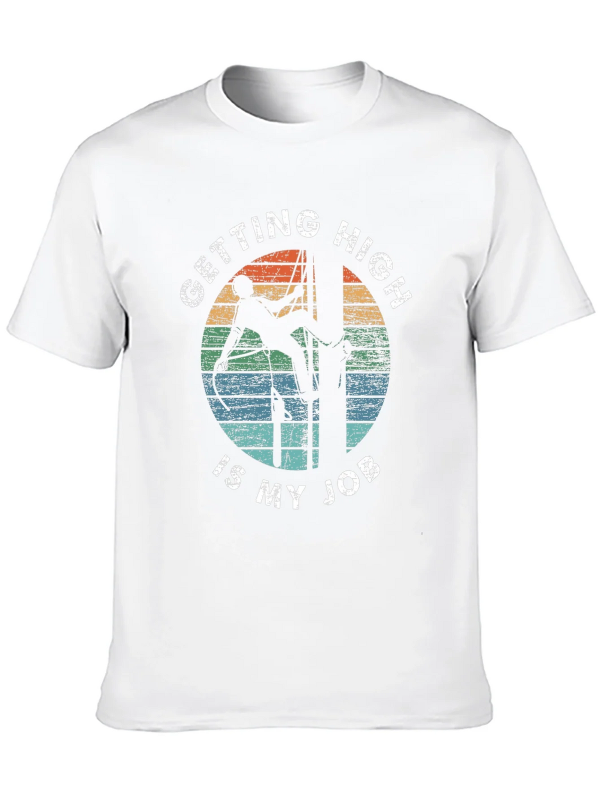 Getting High Is My Job Black T-Shirt product image 12