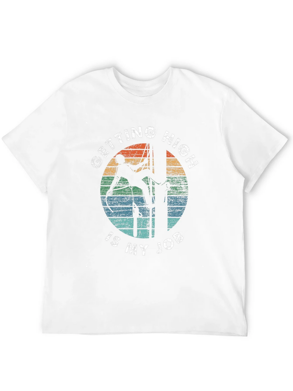 Getting High Is My Job Black T-Shirt product image 3