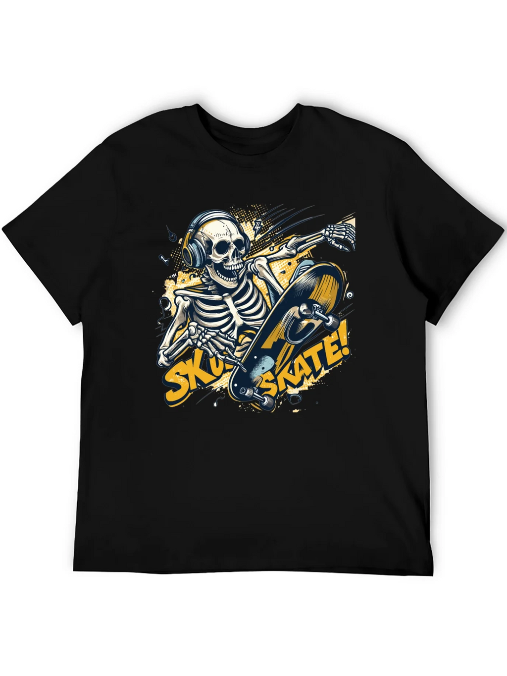 Skull Skateboard T-Shirt product image 8