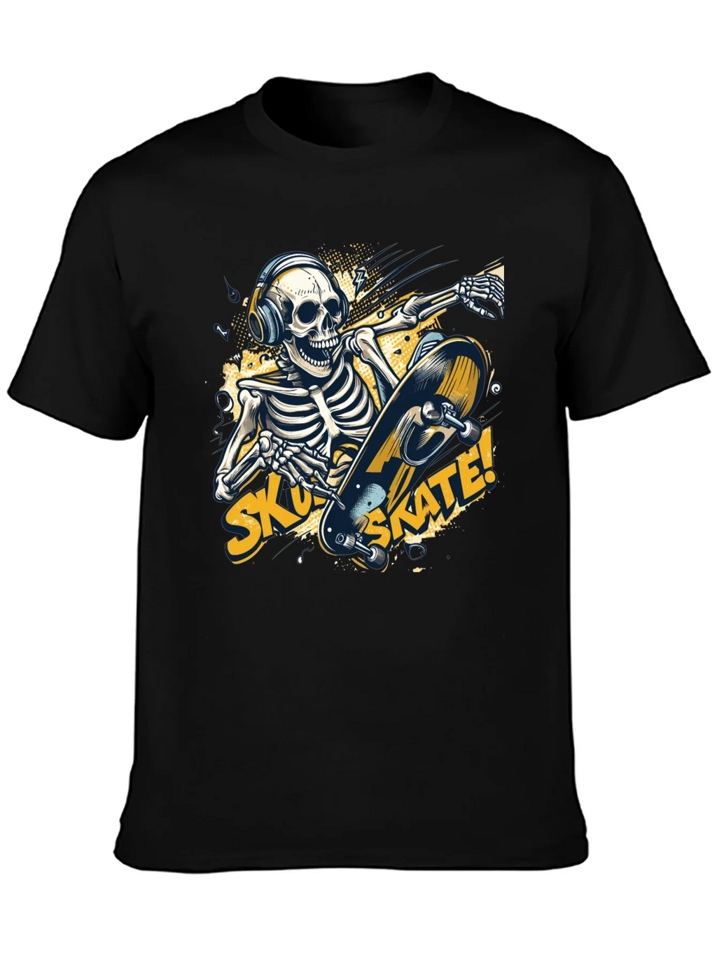 Skull Skateboard T-Shirt product image 6