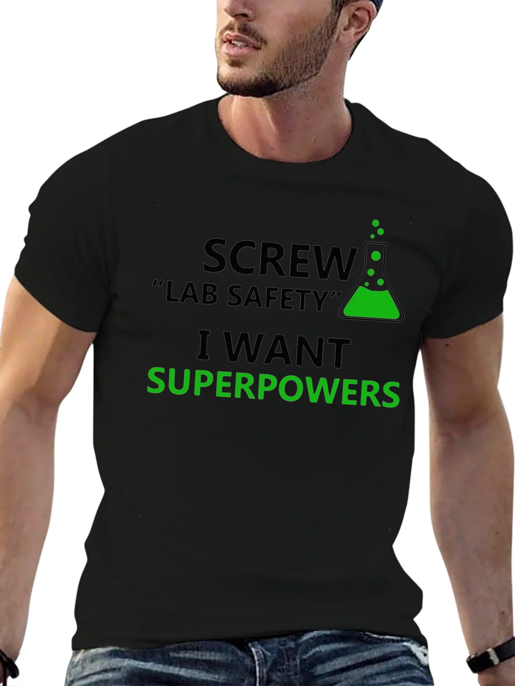 Screw Lab Safety T-Shirt - I Want Superpowers product image 9