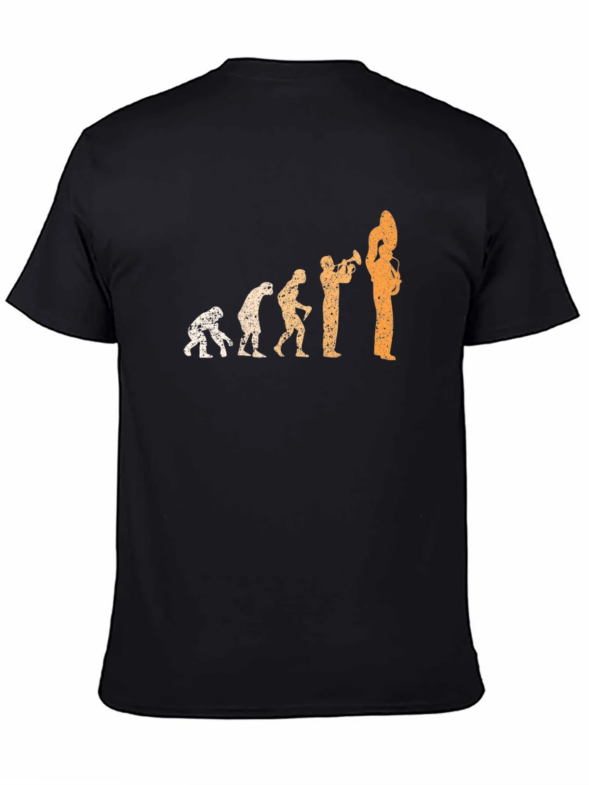 Evolution of Music Black T-Shirt product image 7