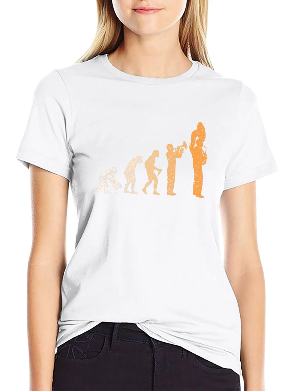 Evolution of Music Black T-Shirt product image 11
