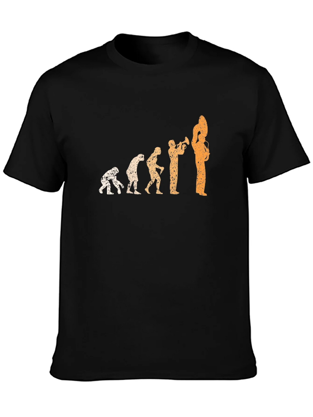 Evolution of Music Black T-Shirt product image 6