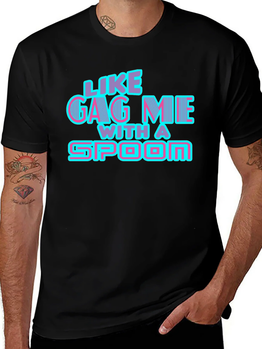Like Gag Me With A Spoon Black Tee product image 1