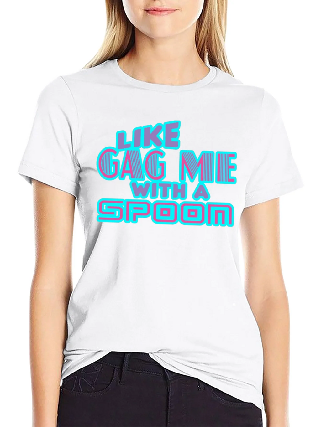 Like Gag Me With A Spoon Black Tee product image 11