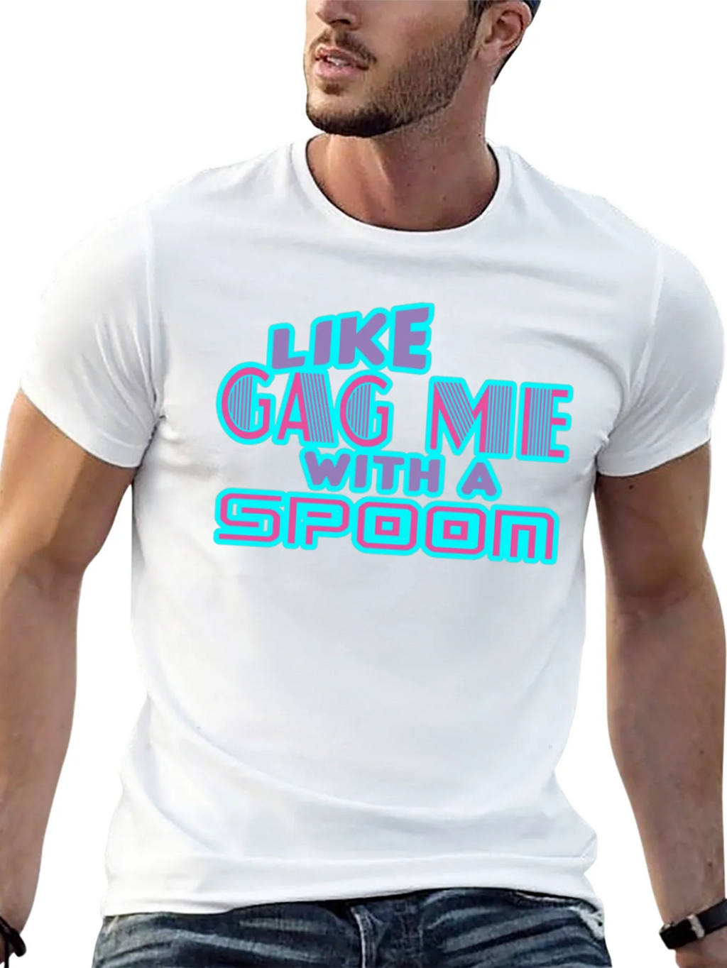 Like Gag Me With A Spoon Black Tee product image 4