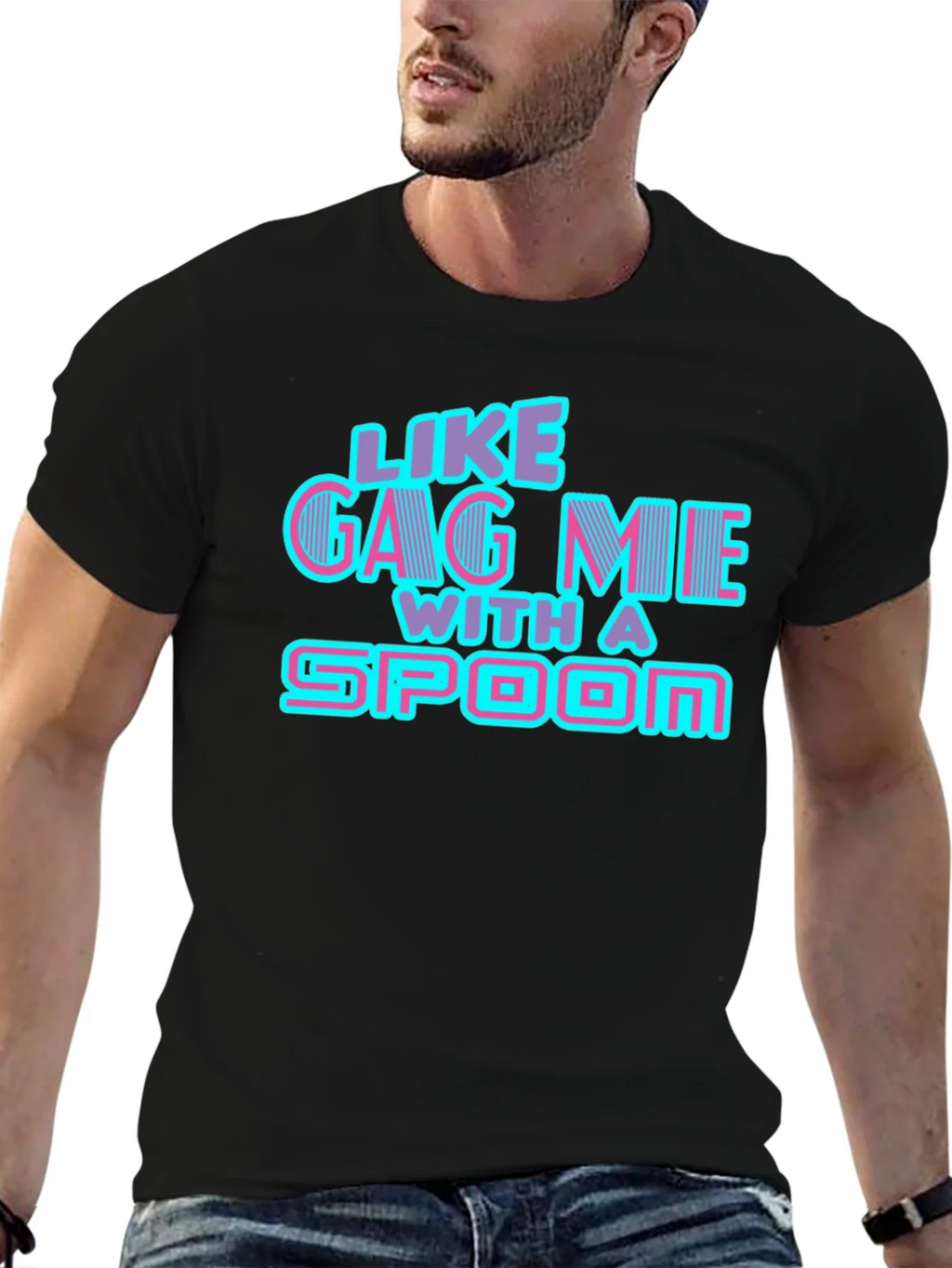 Like Gag Me With A Spoon Black Tee product image 9