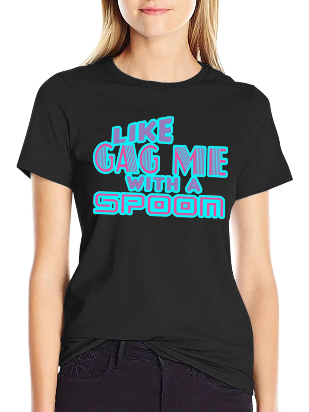 Like Gag Me With A Spoon Black Tee product image 5