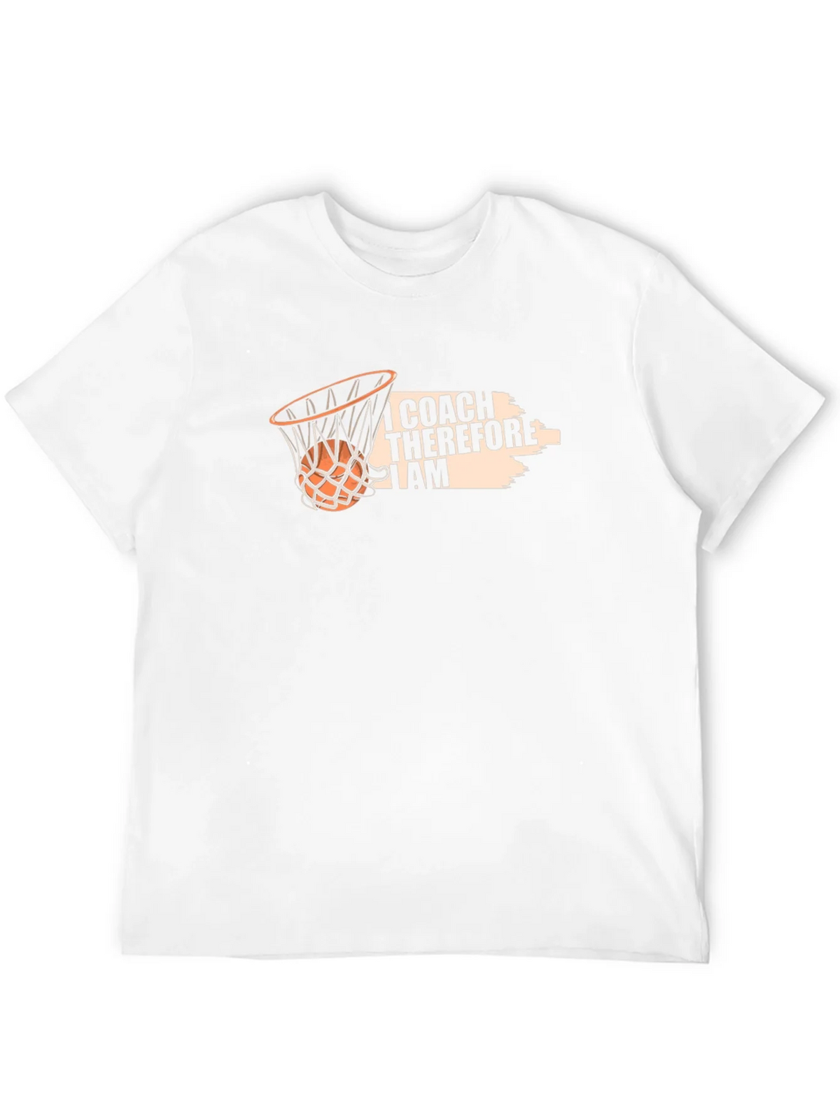 Coach Basketball T-Shirt: I Therefore I Am product image 3