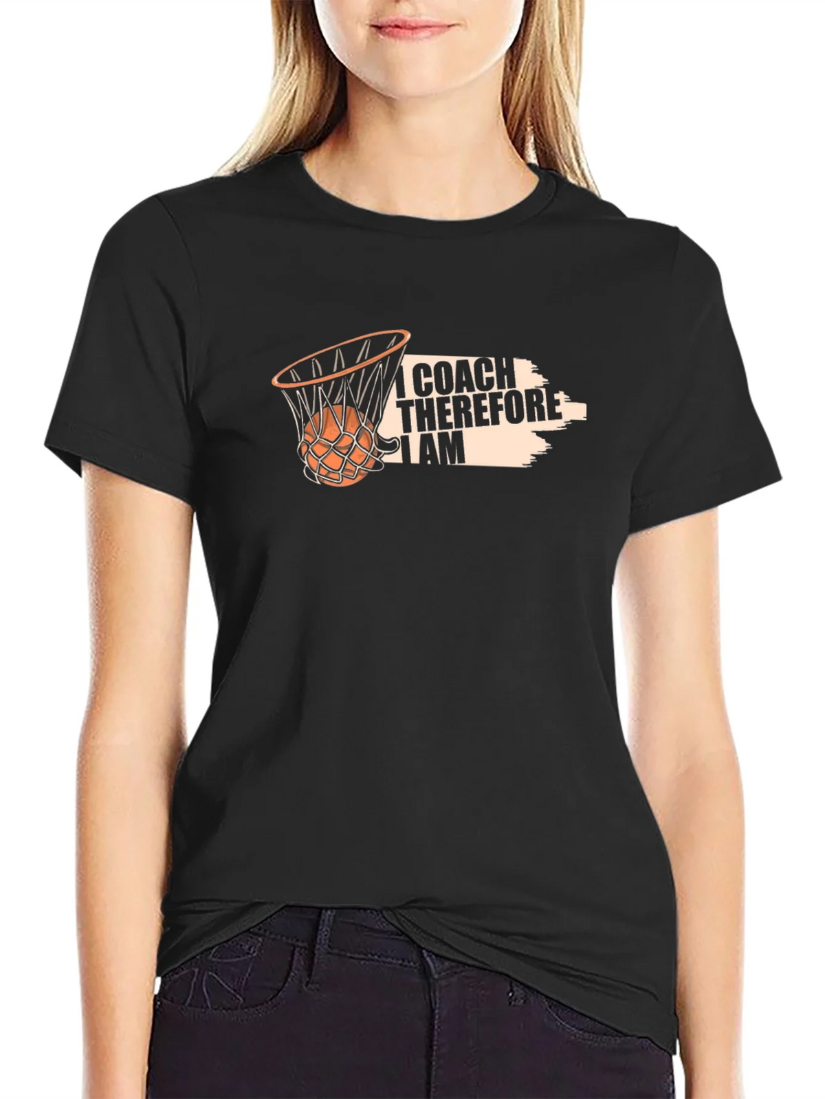 Coach Basketball T-Shirt: I Therefore I Am product image 5