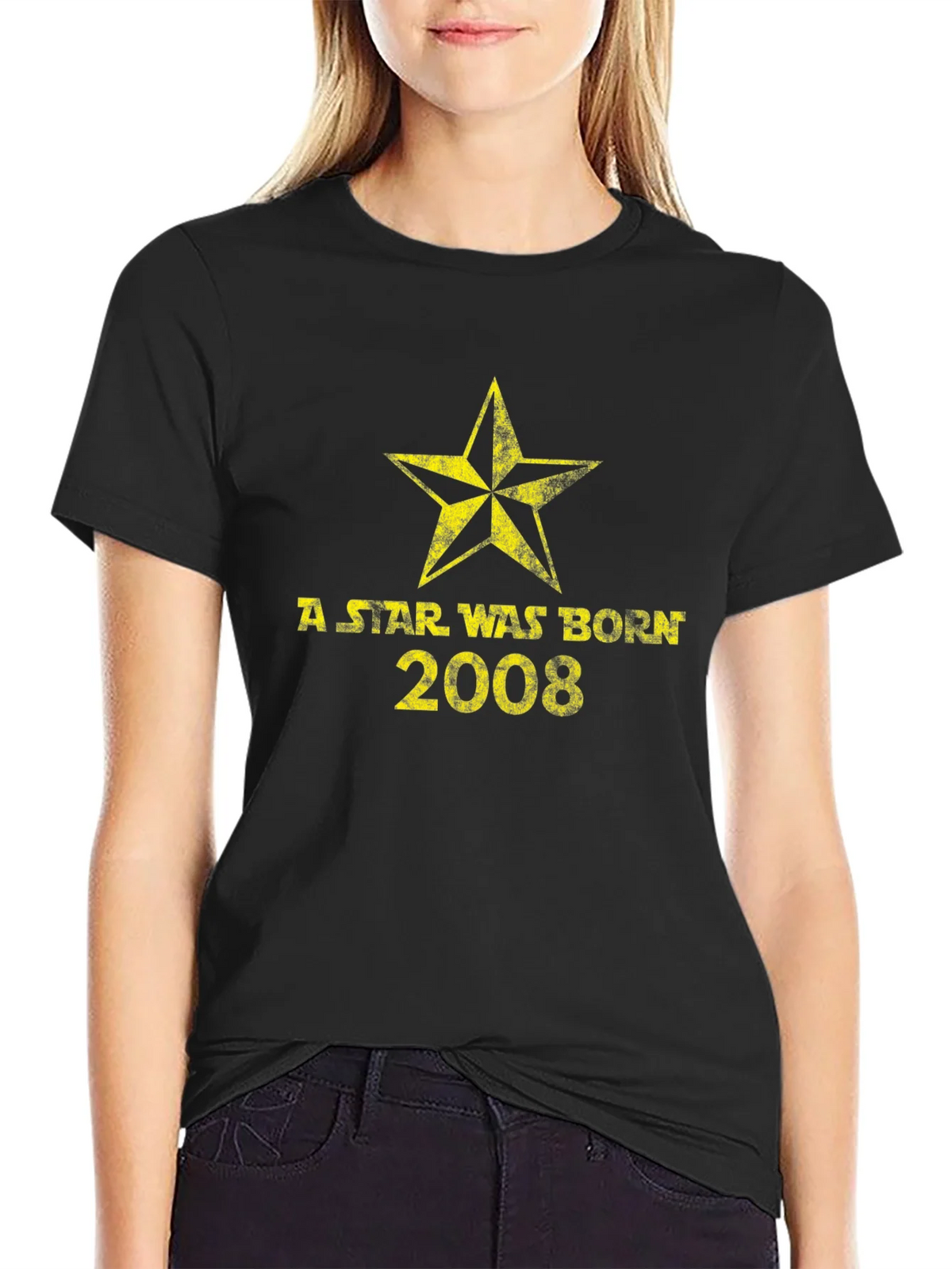 A Star Was Born 2008 Graphic Tee - Black product image 5