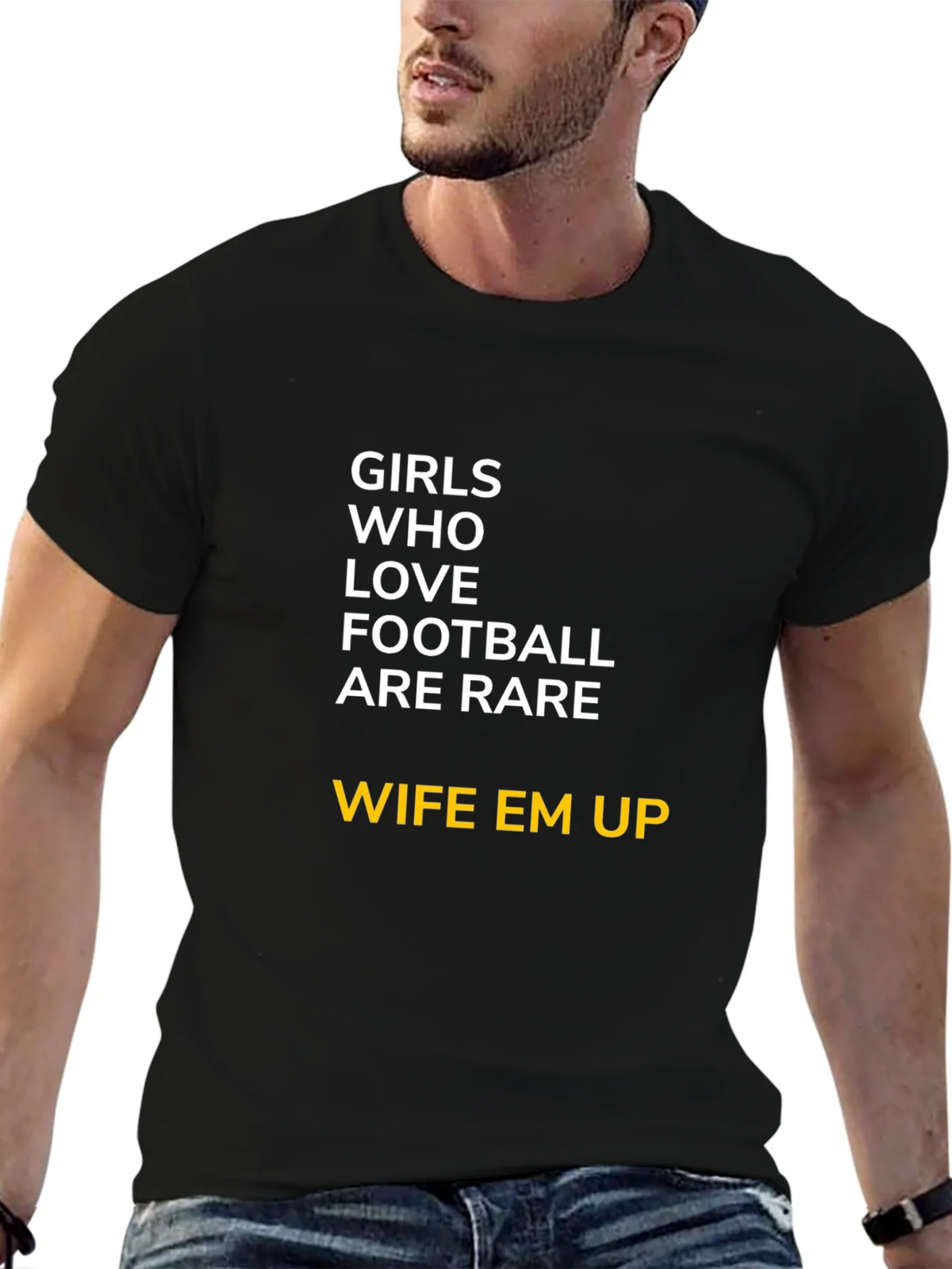 Girls Who Love Football T-Shirt - Wife Em Up product image 9