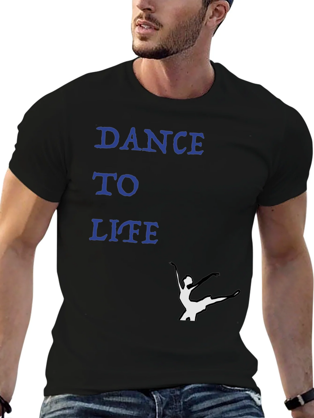 Dance to Life Black Graphic Tee product image 9