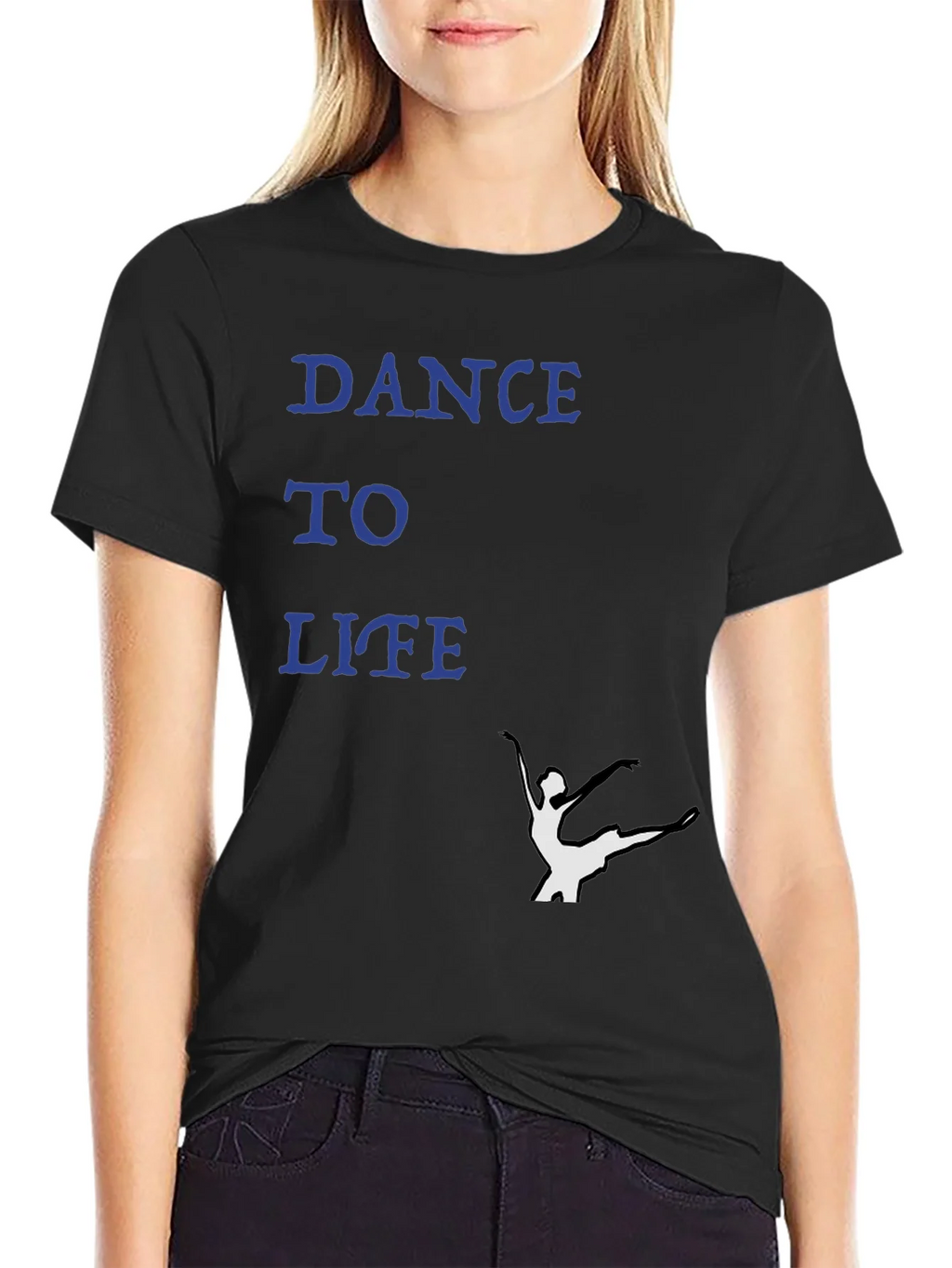 Dance to Life Black Graphic Tee product image 5