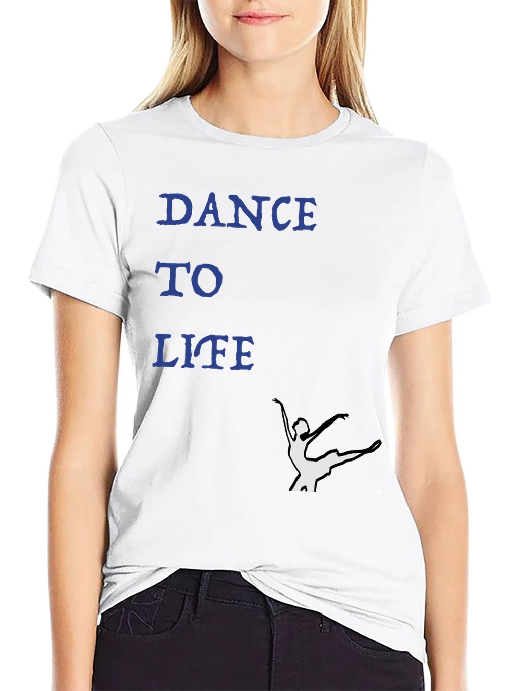 Dance to Life Black Graphic Tee product image 11