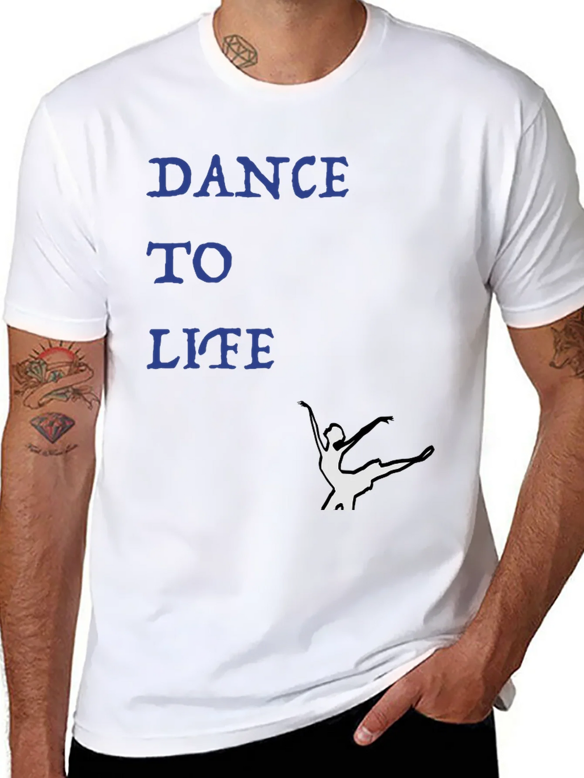 Dance to Life Black Graphic Tee product image 10