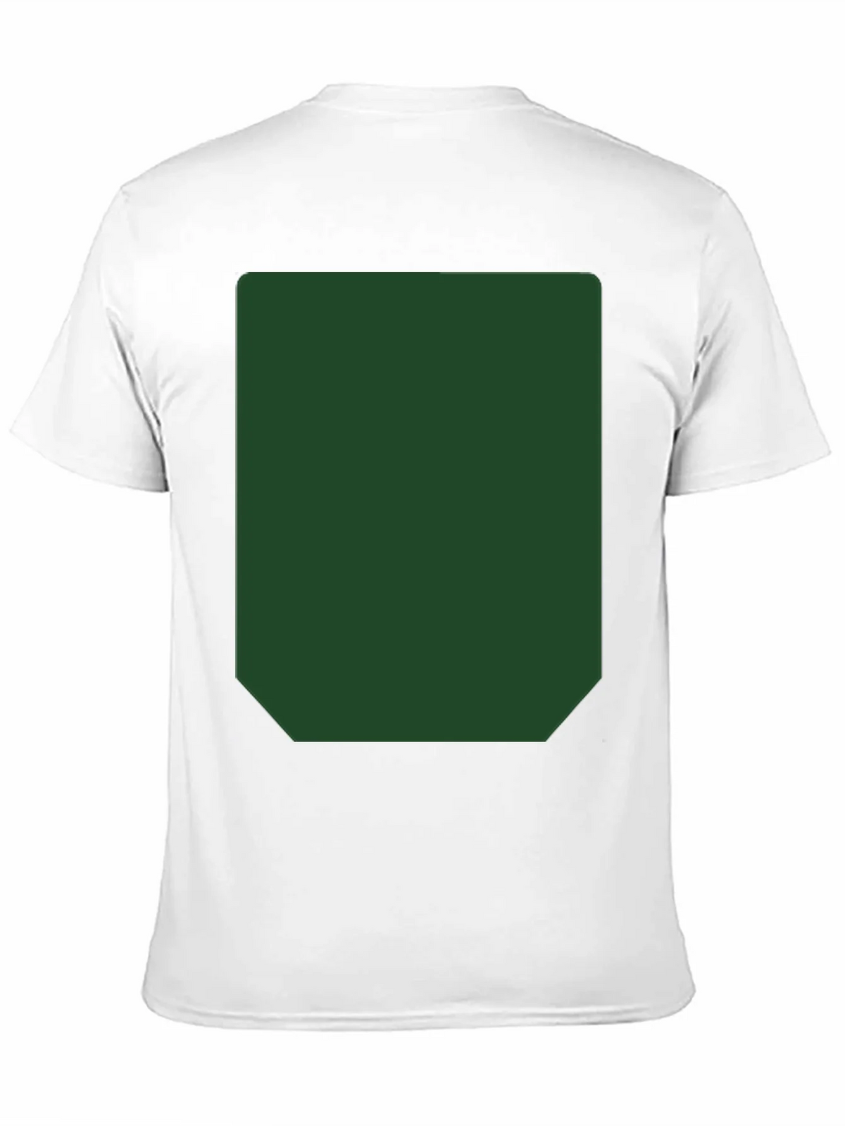 Black Short Sleeve T-Shirt with Green Rectangle product image 2