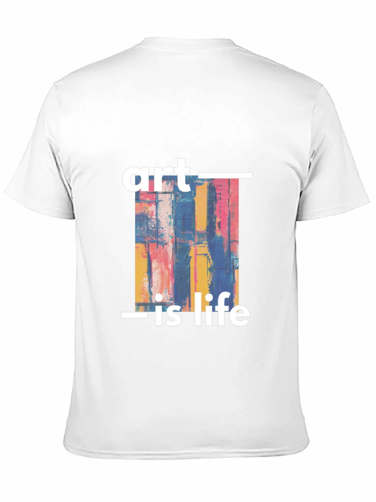 Art Is Life Graphic Print Black T-Shirt product image 2