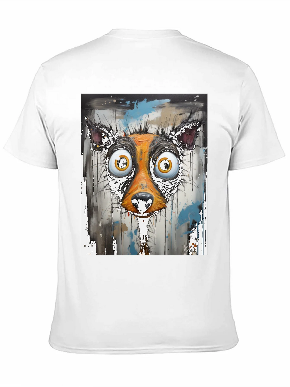 Abstract Dog Face Graphic Tee product image 2