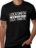 Locksmith Humor Graphic T-Shirt - Lock-Timistic product image 1