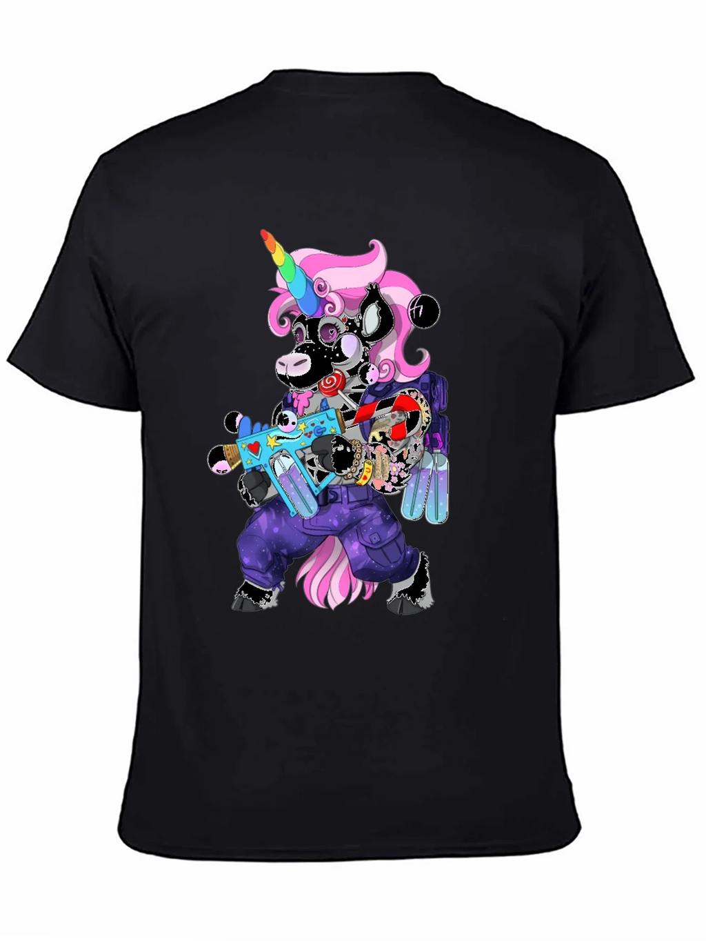 Unicorn Cyberpunk Graphic T-Shirt product image 7
