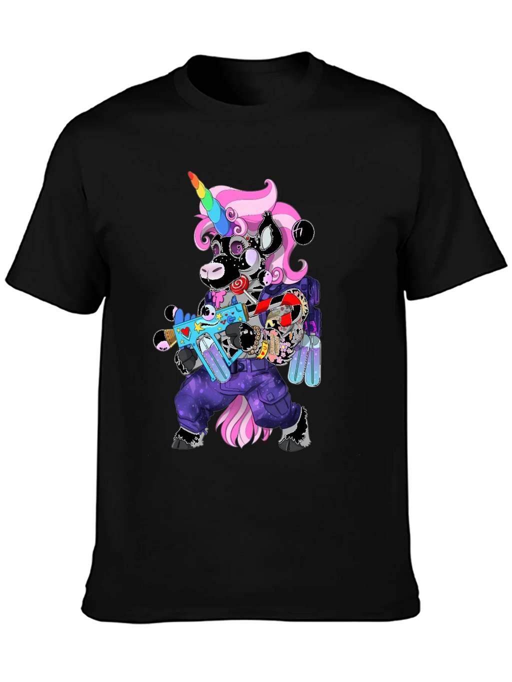 Unicorn Cyberpunk Graphic T-Shirt product image 6