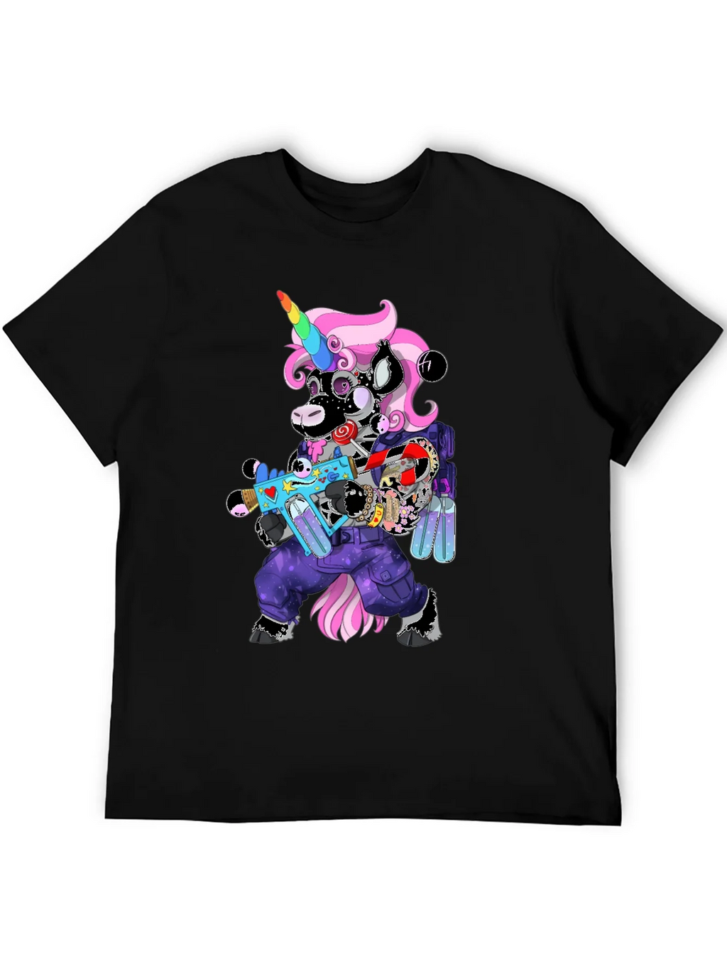 Unicorn Cyberpunk Graphic T-Shirt product image 8