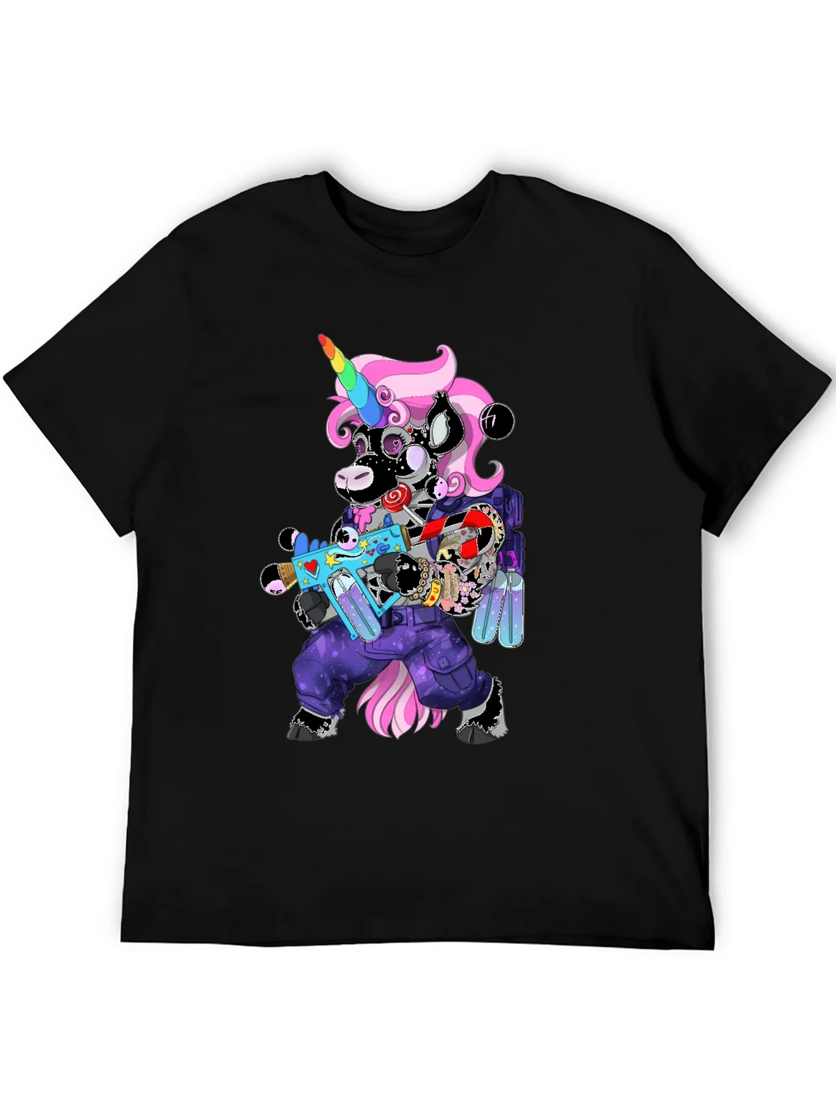 Unicorn Cyberpunk Graphic T-Shirt product image 8