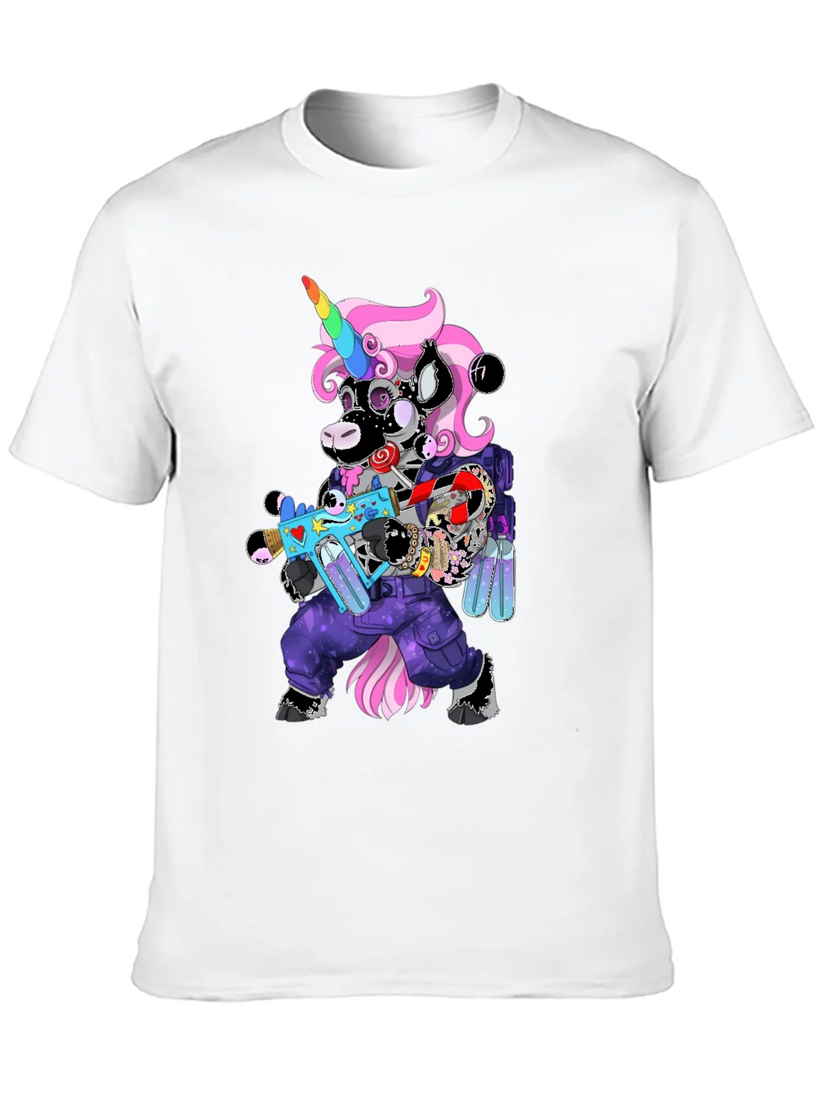 Unicorn Cyberpunk Graphic T-Shirt product image 12
