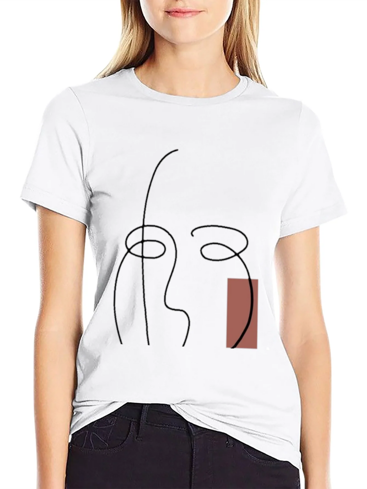 Abstract Line Art Graphic Tee - Modern Style product image 11
