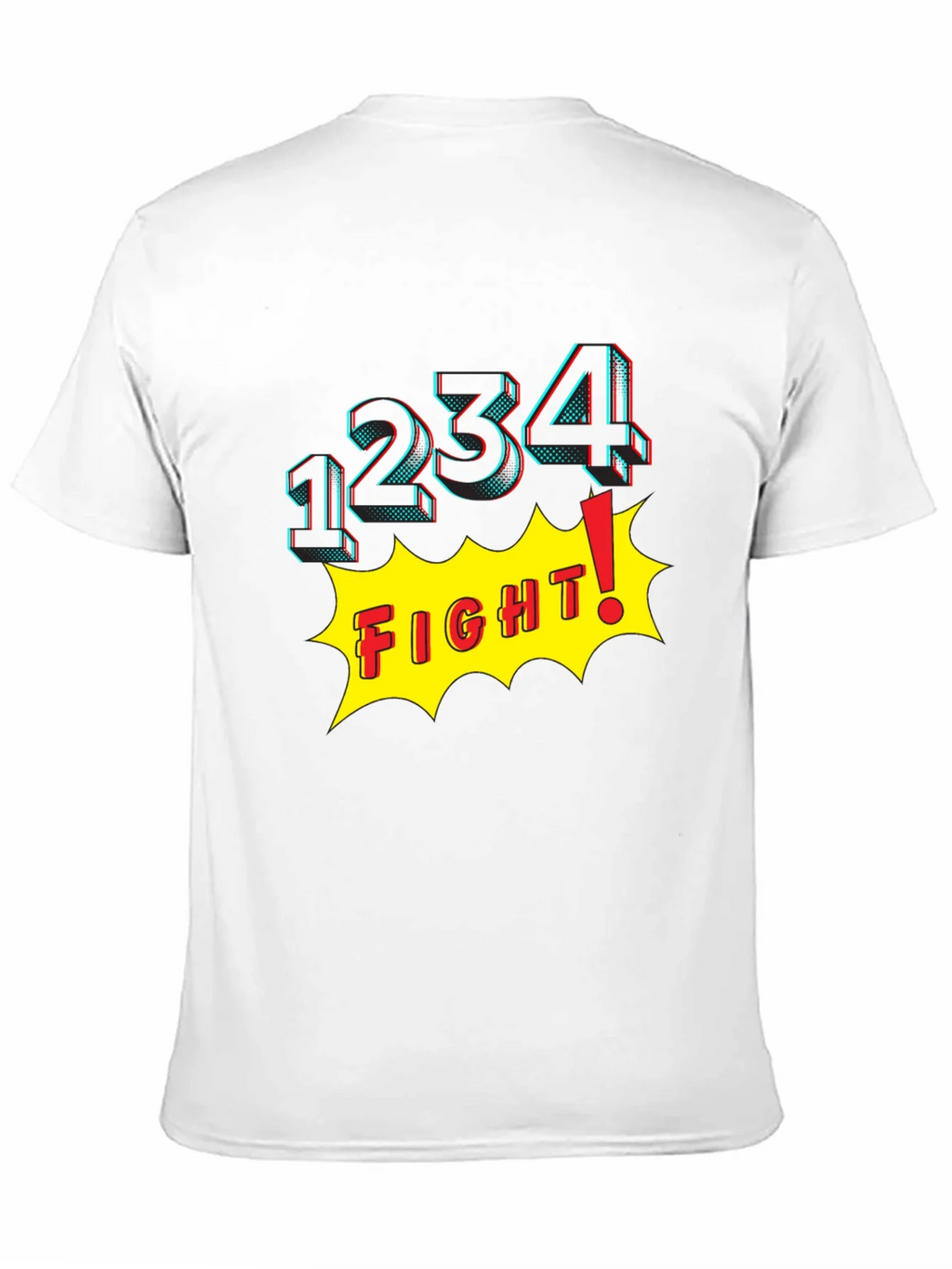 Fight! Graphic Print T-Shirt - Black product image 2