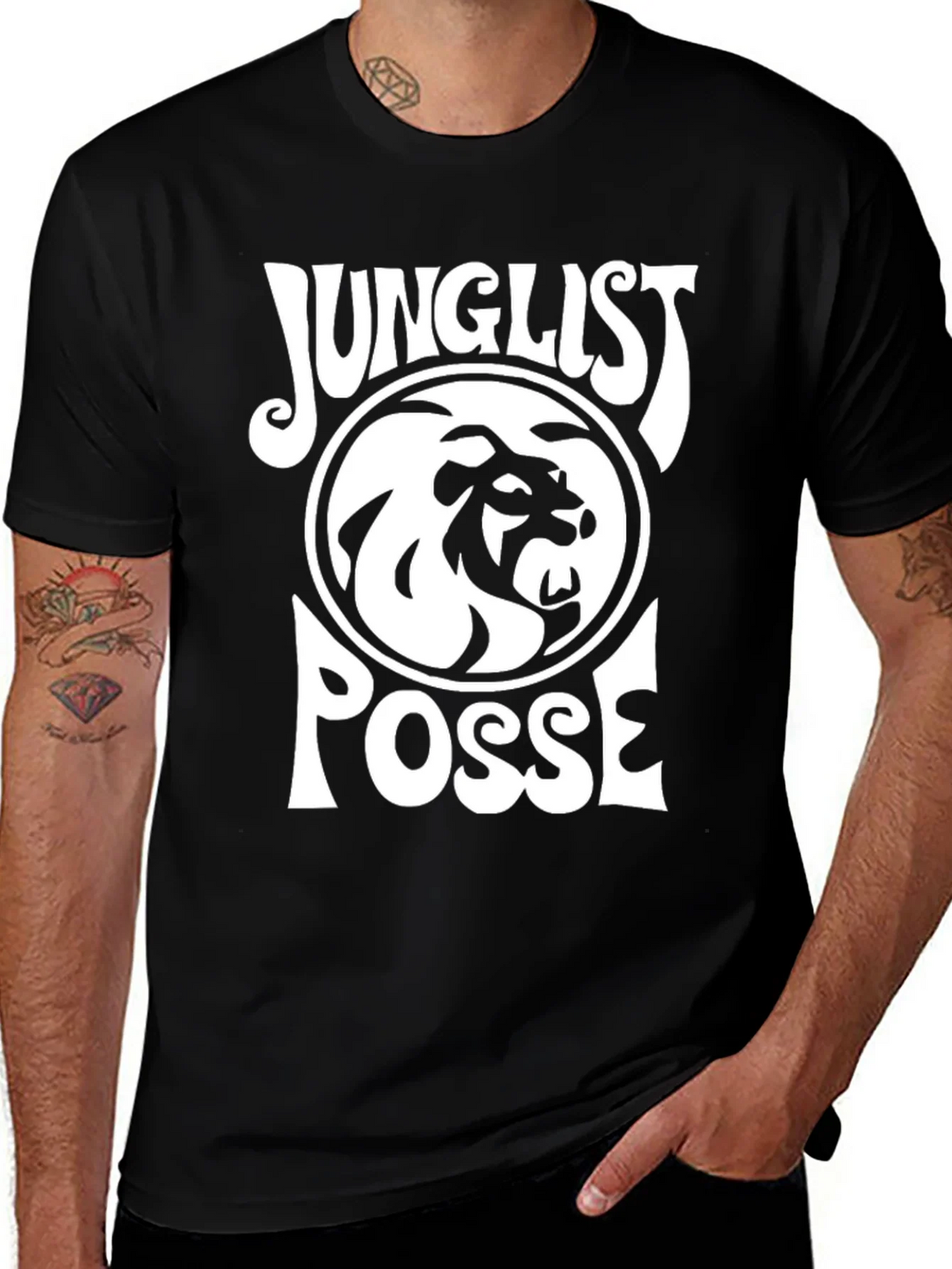 Junglist Posse Graphic Tee - Black product image 1