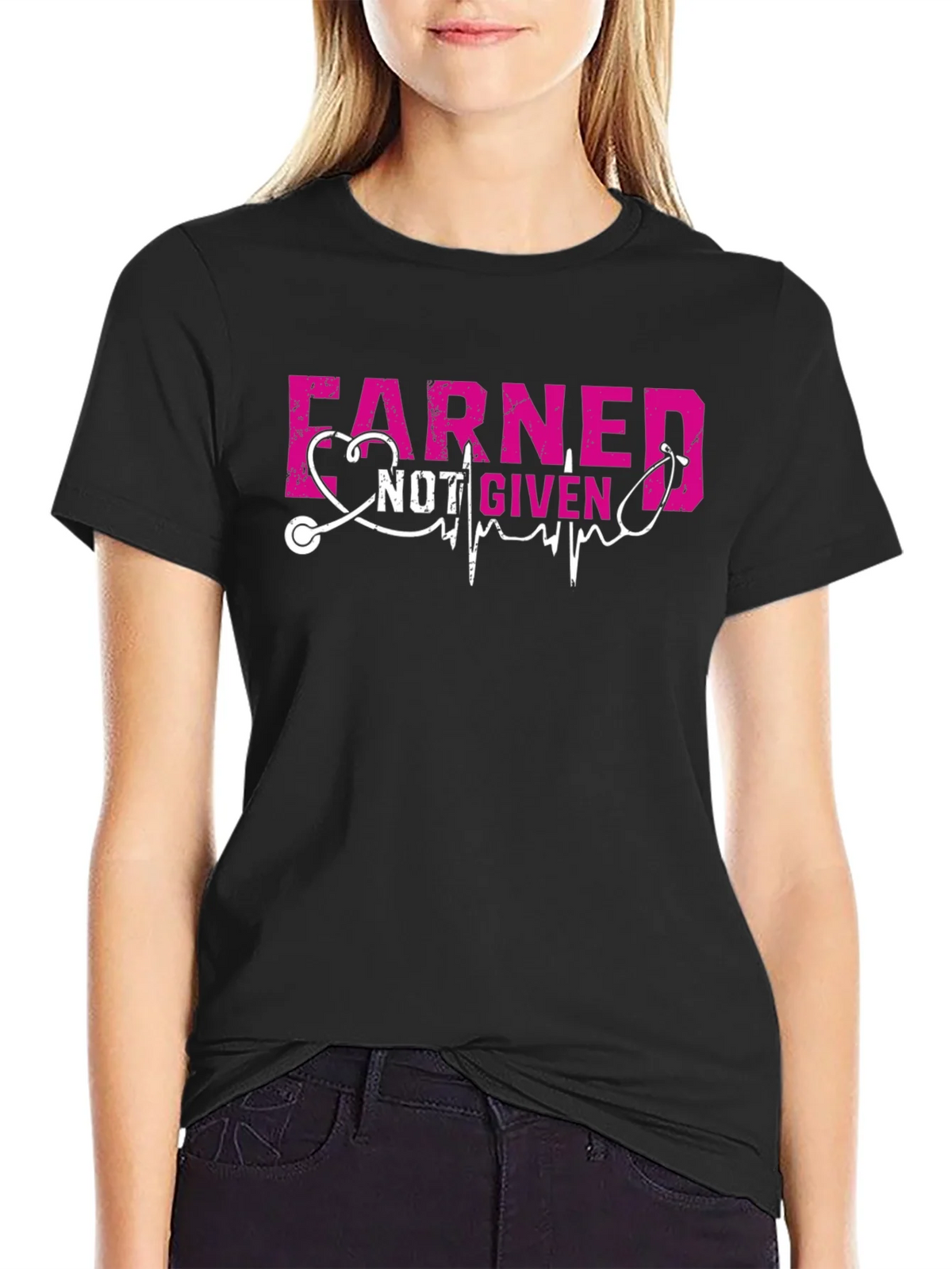 Earned Not Given Nurse T-Shirt product image 5