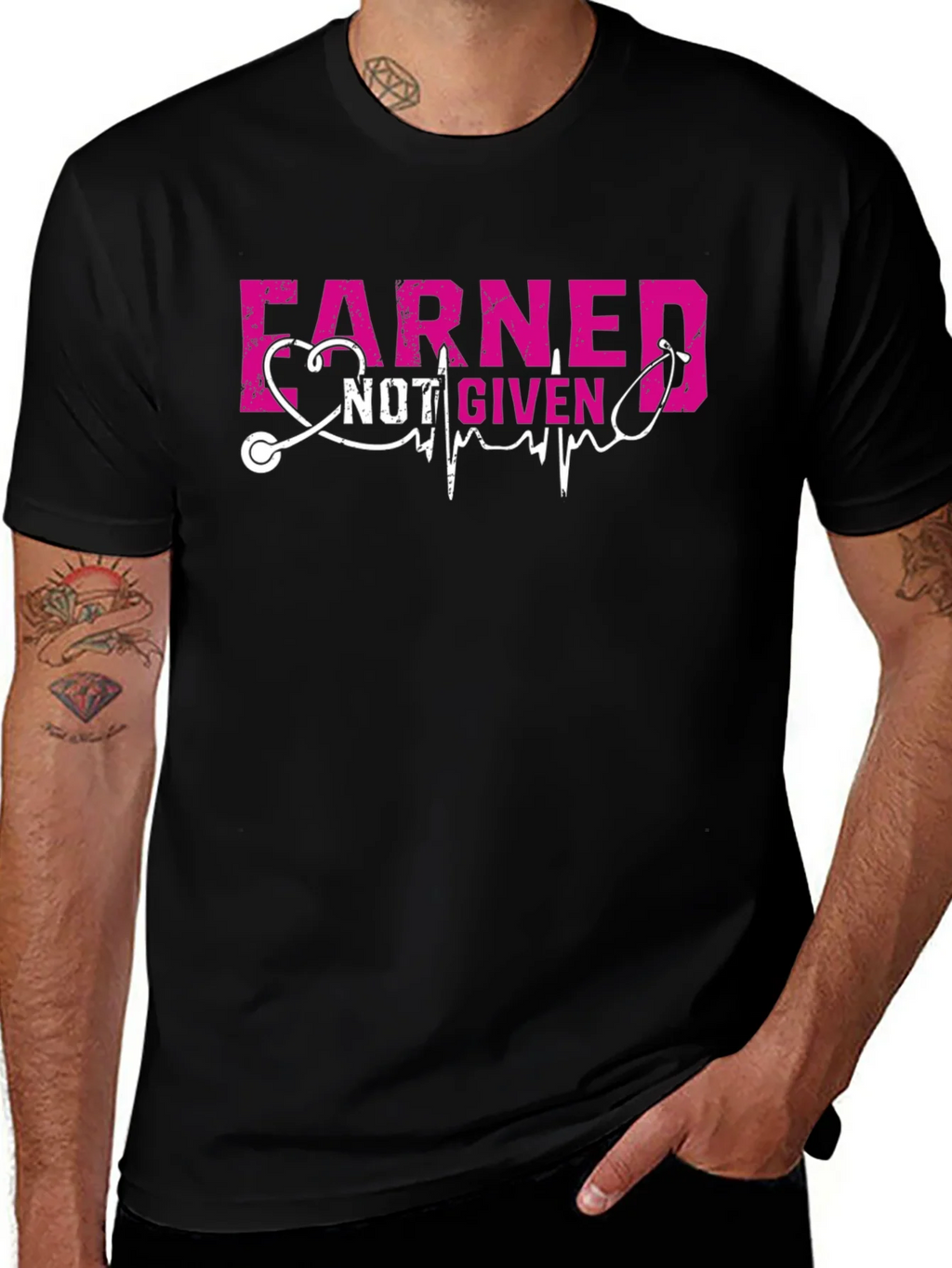 Earned Not Given Nurse T-Shirt product image 1