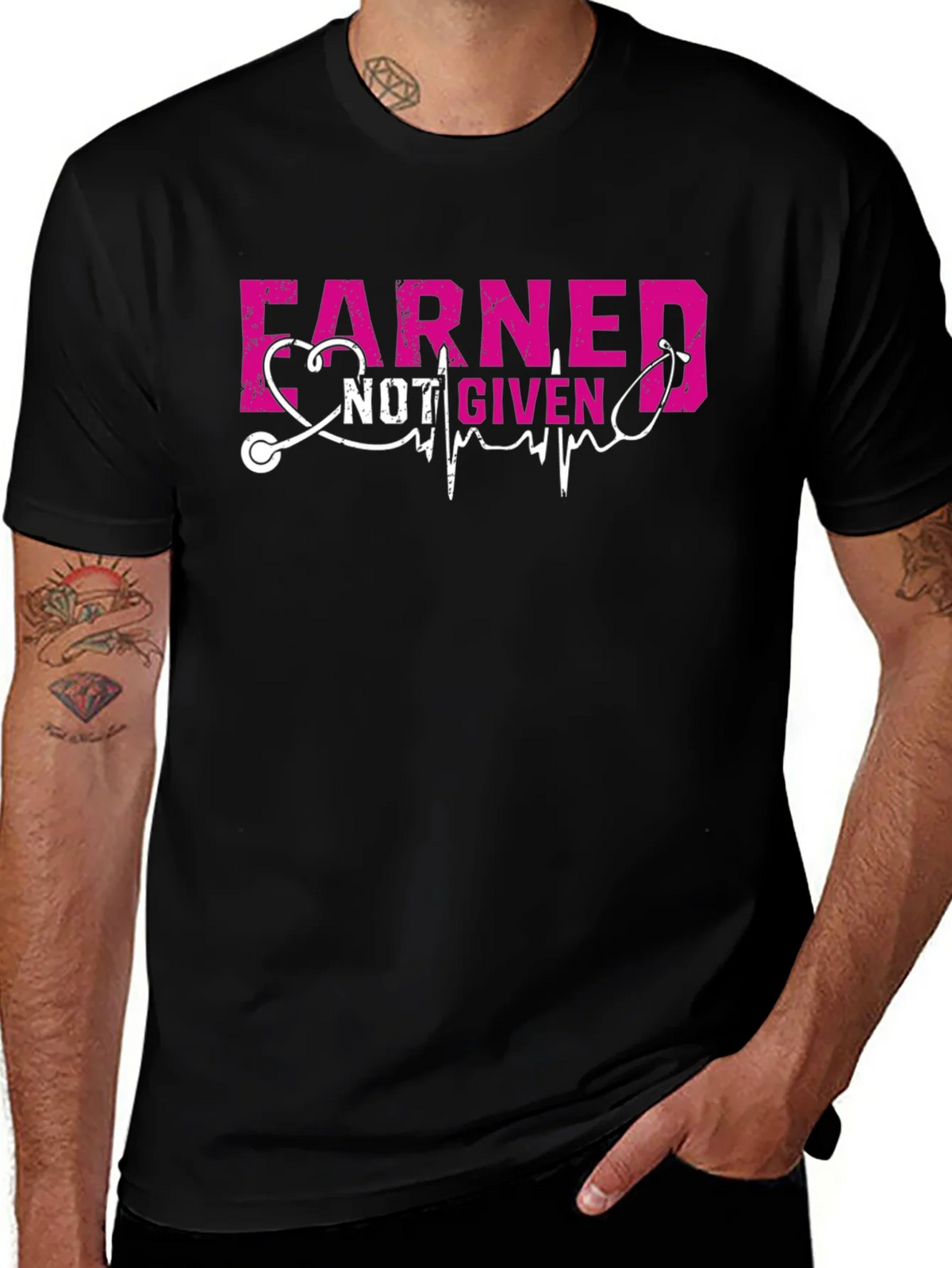 Earned Not Given Nurse T-Shirt product image 1