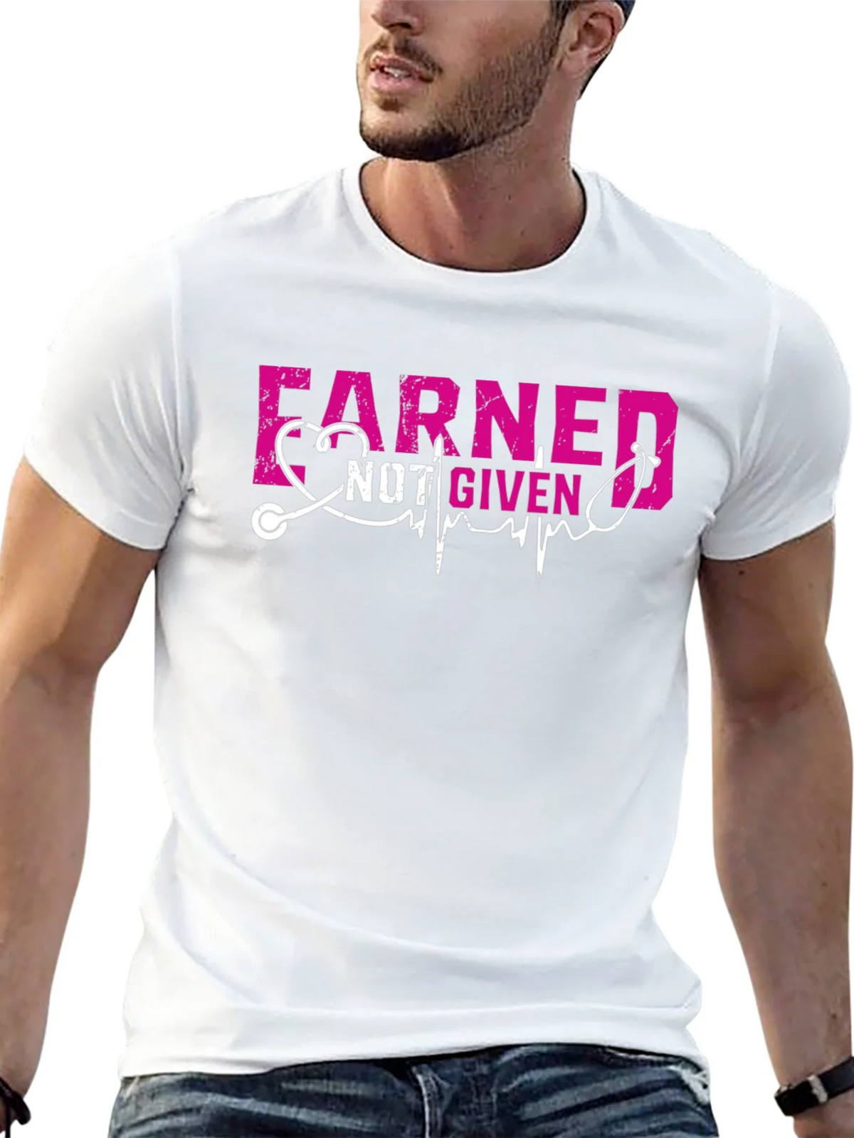 Earned Not Given Nurse T-Shirt product image 4