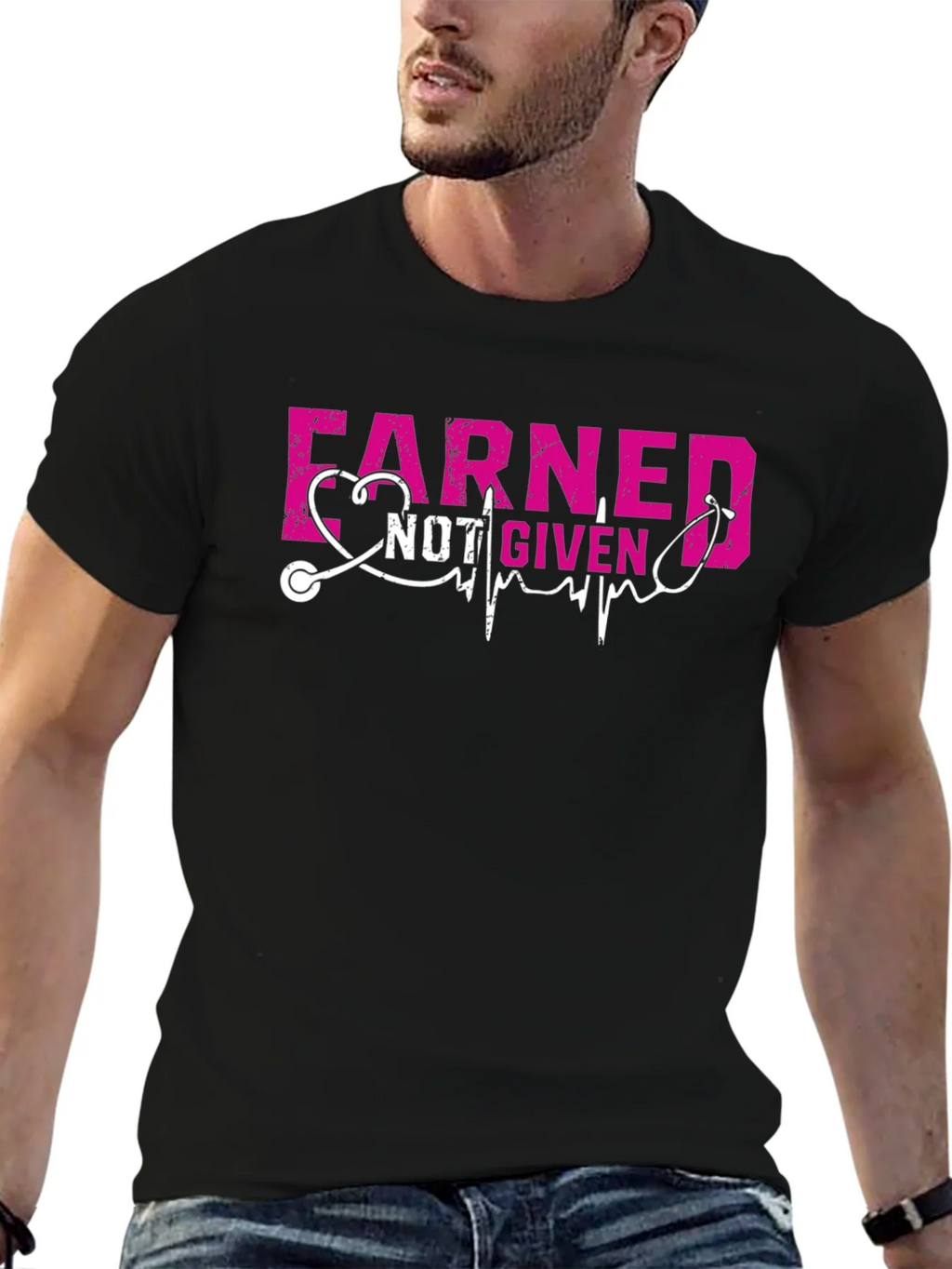 Earned Not Given Nurse T-Shirt product image 9