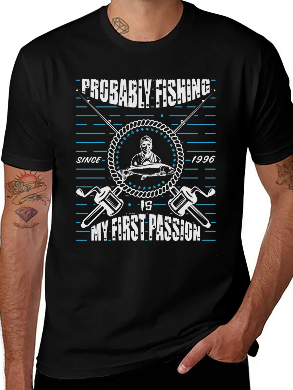 Fishing Passion T-Shirt Since 1996 product image 1
