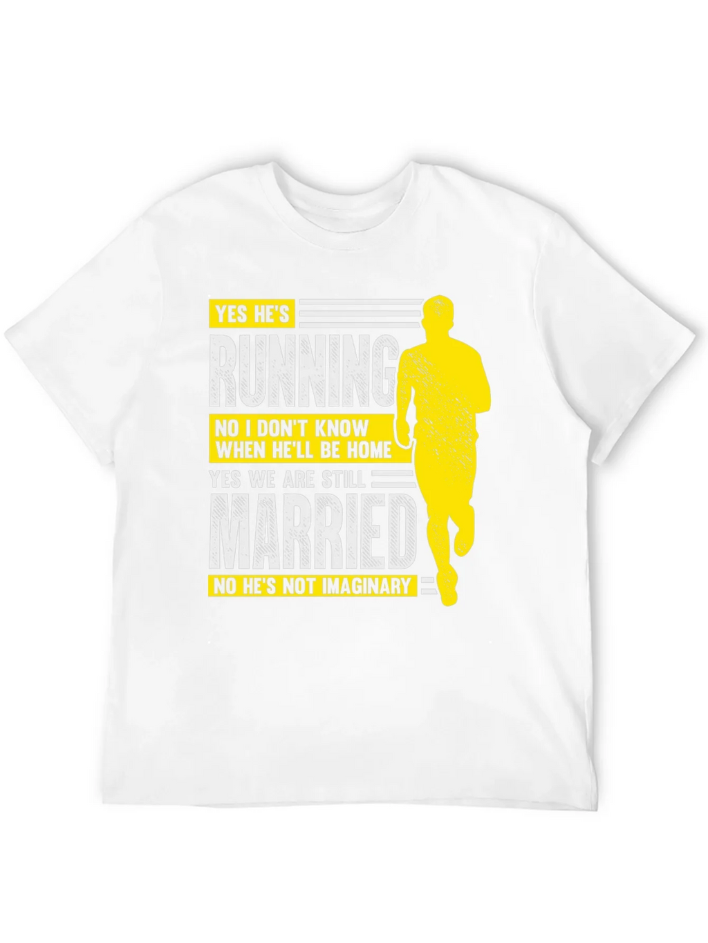 Funny Running Husband Graphic T-Shirt product image 3