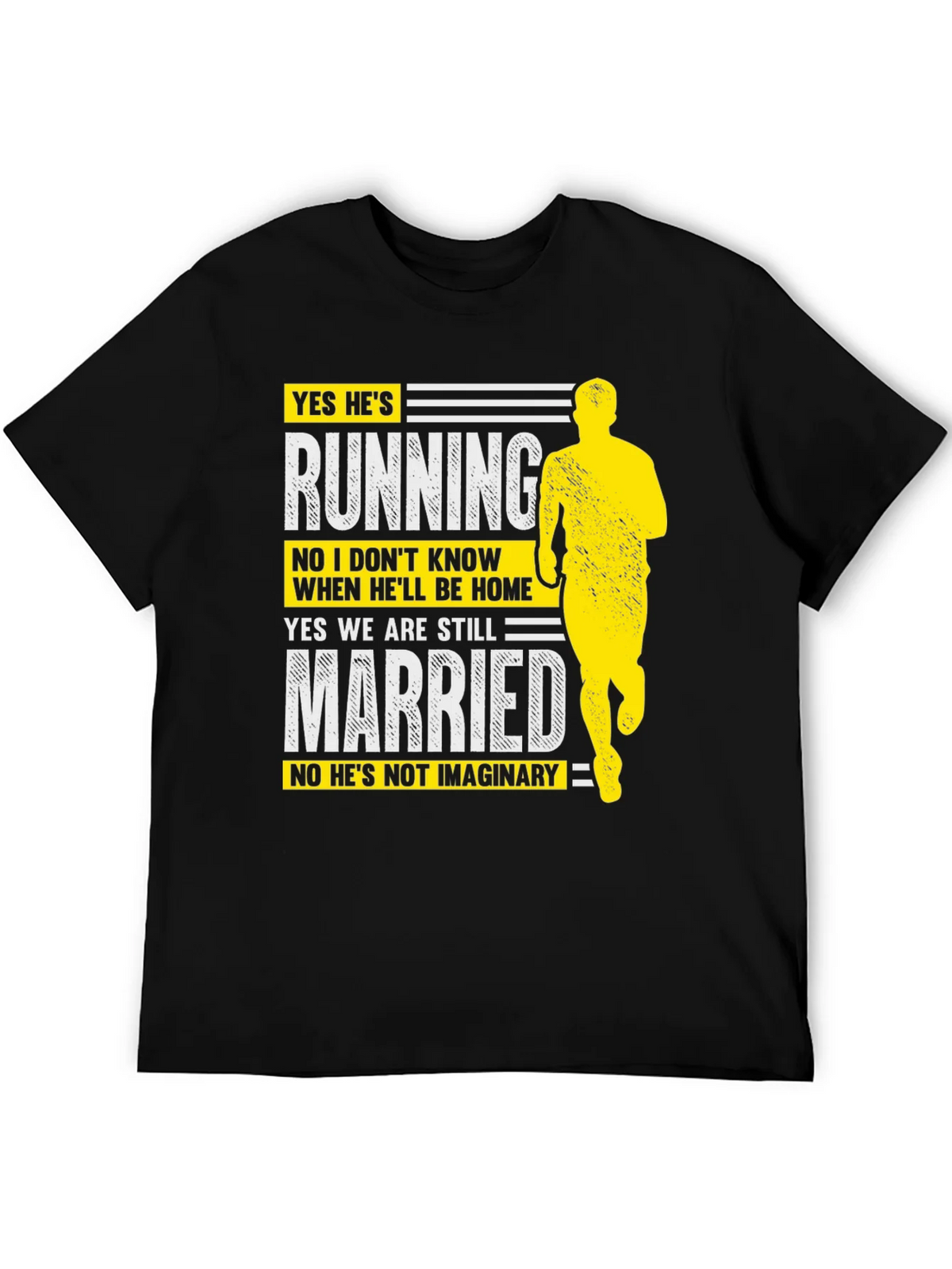 Funny Running Husband Graphic T-Shirt product image 8