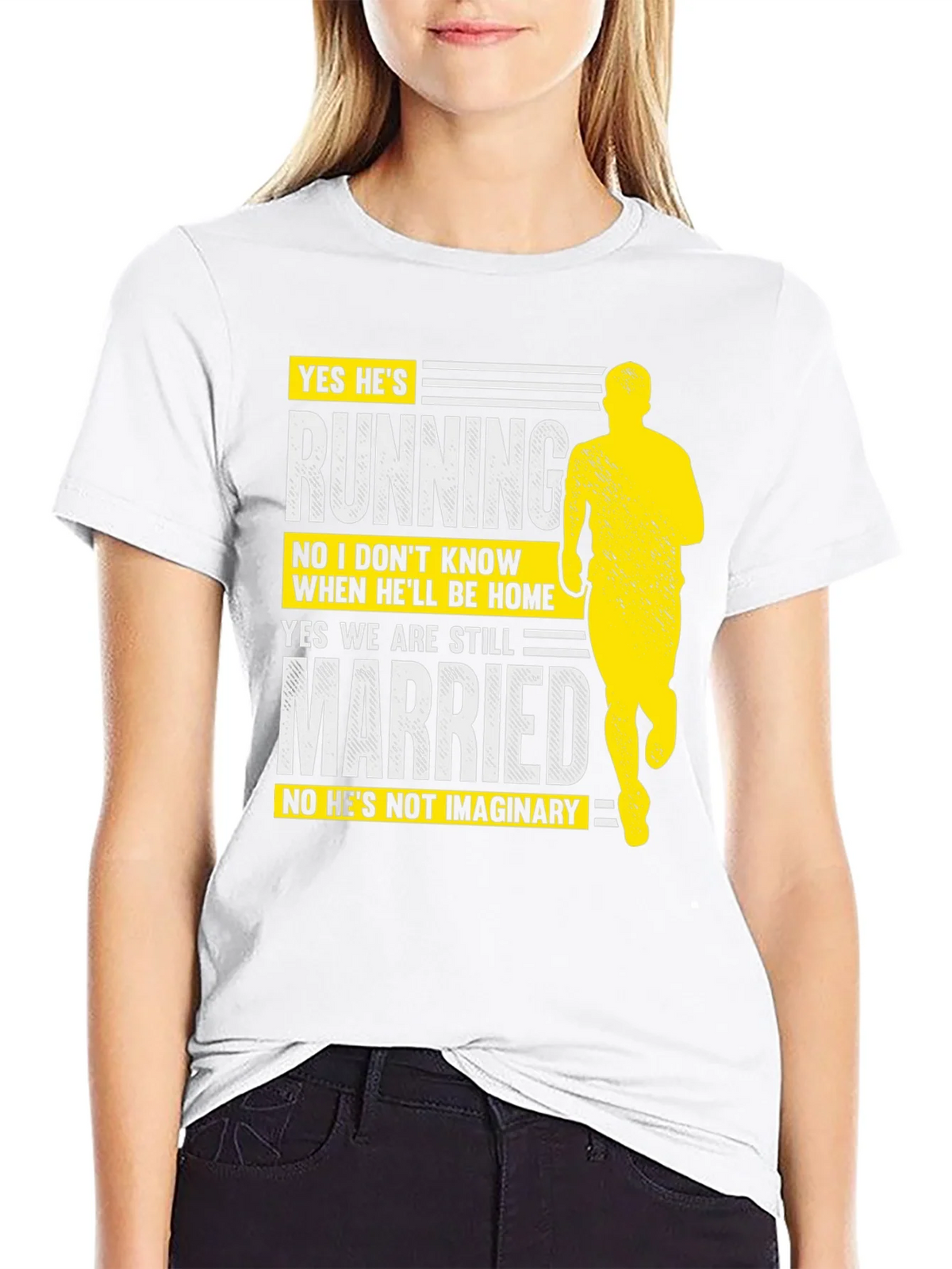 Funny Running Husband Graphic T-Shirt product image 11